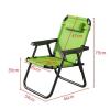 VIDECOR Comfortable Camping Chair Foldable Folding Chair Loadable Up to 150kg Lightweight High Back Fishing Chair for Outdoor, Garden, Festival,Green-S view 2