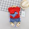 Baby Boy Bear Stuff Newborn Baby OutfitsO Neck TopsOutfit Set (Red, 2-3 Years) view 4