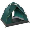 Outdoor Camping Tent, 2/3/4/5/6 Person Dome Tent with Easy Setup, Full Automatic, Sun and Rain Proof (220 * 140 * 125cm, Beige) view 4