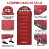 KingCamp 45F Kids Sleeping Bag, Lightweight Waterproof & Compact Flannel Sleeping Bags Cold Weather & Warm Youth Essentials Gear Accessories for Camping, Fits 10-12 Children up to 4'7"-5'5" Tall view 4