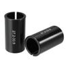 X AUTOHAUX 2 Pcs 27.2mm to 33.9mm Bicycle Bike Seat Post Tube Adapter Seatpost Reducing Sleeve Adapter Aluminium Alloy Black view 1
