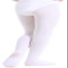 Yitoco Girls Dance Ballet Tights Leggings Ultra Soft for Toddlers Kids Students Footed Tights (2 Pairs, White, 4-6 Years, YOTS01-W-2CS) view 2