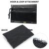Qavctw Tactical Admin Pouch Bag with Hook and Loop Tool Storage Bag Snack Pouch Candy Bag Hanging Pouches Backpack Accessory Pouch view 3