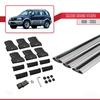 apline Compatible with Suzuki Grand Vitara (FT) 1998-2005 Fly Model Car Roof Rack Cross Bar Grey Aluminium 3 Bars view 4