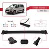 apline Compatible with Citroen Berlingo 3 (K9) 2019-2022 Fly Model Car Roof Rack Cross Bar Black Aluminium 3 Bars view 3