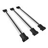 apline Compatible with Opel Zafira A (T98) 2001-2005 Fly Model Car Roof Rack Cross Bar Grey Aluminium 3 Bars view 1