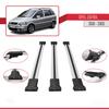 apline Compatible with Opel Zafira A (T98) 2001-2005 Fly Model Car Roof Rack Cross Bar Grey Aluminium 3 Bars view 3