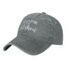 Funny Cap Welcomes to The Shit Show Hat Women Dad Hats Vintage Cap Gray view 2