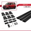 apline Compatible with Skoda Yeti 2009-2017 Fly Model Car Roof Rack Cross Bar Black Aluminium 3 Bars view 4