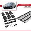 apline Compatible with Volvo XC70 (P2) 2000-2007 Fly Model Car Roof Rack Cross Bar Grey Aluminium 3 Bars view 4