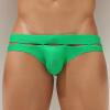 Ctreela Personalized Bikini Undies for Men Low Rise Sexy Cut Out Briefs Micro Bikinis Swim Briefs Hollow Out Underwear Green view 2