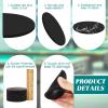 Haull 50 Pcs Billiard Pool Table Leg Shims 3" Diameter Rubber Pool Table Leveler kit Shims Foot Pads(Round,0.2 Inch Thick) view 4