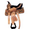 Western Barrel Racing Trail Equestrian Horse Saddle Tack Headstall Breast Collar REINS Seat 10" to 19" ME-WLS-138 (10" Seat) view 2