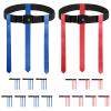 Flag Football Belts Kids, 14 Player Adjustable Flag Football Set with 42 Flags for Youth, Teens, Youth and Adults Sports Training Equipment, Easy Tear Away view 1