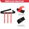 Flag Football Belts Kids, 14 Player Adjustable Flag Football Set with 42 Flags for Youth, Teens, Youth and Adults Sports Training Equipment, Easy Tear Away view 4