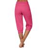 Canbebig Sweatpants for Women Capri Pants Cropped Jogger Running Pants Lounge Loose Fit Drawstring Waist Trousers with Pockets view 3