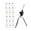 Tachiuwa Automatic Badminton Serve Machine Badminton Ball Tosser Badminton for Kids, with 18 Badmintons view 1