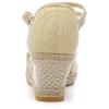 Ladmiple Womens Wedges Wide Width Women's Platform Sandals Wedge Ankle Strap Open Toe Sandals view 4