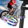 rockible Bicycle Seatpost Clamp, Bike Seat Post Clamp, Bolts Binder Clamp, Seatpost Clip for Folding Bikes, Mountain Bikes, Colorful 34.9mm view 3