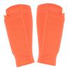 Kisangel 2sets Football Shin Guard Sock Cover Breathable Leg Guard Board Comfortable Fit for Soccer Adult Orange view 1