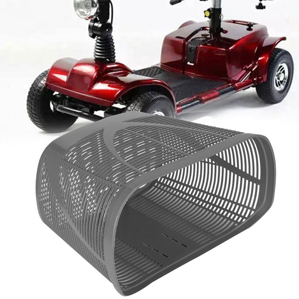 JTLB Mobility Scooter Plastic Rear Basket Modification Accessory Replacement with Mounting Screw