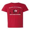 CornBorn Husker Womens Shirts - Premium Tri-Blend Volleyball Day in Nebraska - Solid Red Tri-Blend - Medium view 1