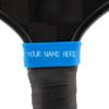 Customized Pickleball Paddle Band  Polar Blue | Custom Silicone Name Grip for Racket, Tennis & Racquetball  Premium Customized Sport Accessory  Personalized Paddle Band - Ships Fast from USA view 1