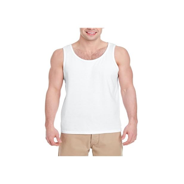 Gildan 5200, Heavy Adult Tank Top White