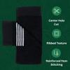 Golf Guys The Tour Towel | Large Caddy Terry Cloth, Absorbent 19 in x 44 in, Center Cut, Perfect Hang Cart Accessory and Bag, Black with White Stripes view 3