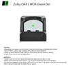 ZULISY Oak 3 MOA Green Dot Sight  for RMR/407C Footprint EDC Pistol, 1x24mm Full Size Open Reflex Optic, Shake to Awake, Waterproof & Shockproof, with Low Picatinny Tactical Hunting Mount view 3