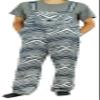 Zubaz NFL Men's Zebra Bib Overalls with Scattered Logo Liner, Dallas Cowboys, XX-Large view 1