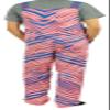 Zubaz NFL Men's Zebra Bib Overalls with Scattered Logo Liner, Bills Mafia, XX-Large view 2