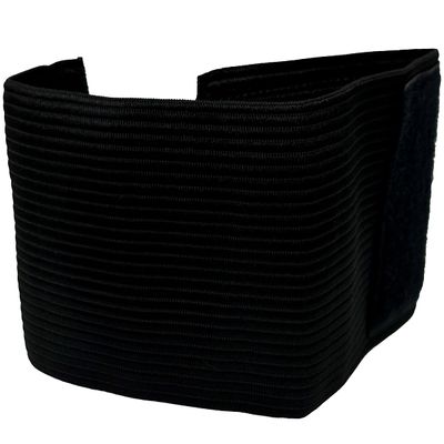 Soccer Captain Armband, Elastic Soccer Team Captain's Arm Band (Plain Blk)