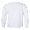 CornBorn Navy Apparel Men - Long Sleeve Navy Football Laces - White - Medium view 2