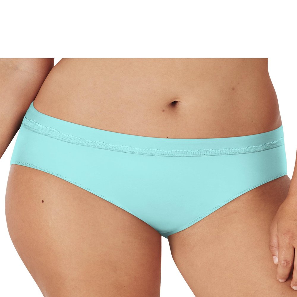 Bali Women's DFMMBK One Smooth U Modern Microfiber Bikini Panty, Spearmint, 9