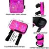 Holographic Thigh Bag | Leg Harness for Women | Outdoor Waist Pouch | Carnival Hiking Travel Fanny Pack with Adjustable Straps | Gold view 4