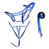 CHALLENGER PVC Endurance 3-Piece Set Halter Bridle Combo Breast Collar Reins 40MIB01RB view 1