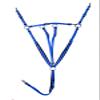 CHALLENGER PVC Endurance 3-Piece Set Halter Bridle Combo Breast Collar Reins 40MIB01RB view 2