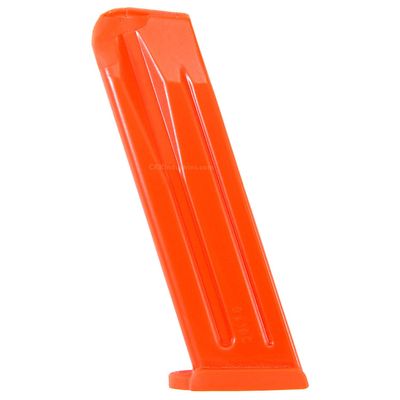 American Safety Molds - Compatible with H&K VP9 - Non-Functional Solid Polymer Magazine - Blaze Orange - U.S.A - Magazine Holster Molding Prop