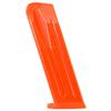American Safety Molds - Compatible with H&K VP9 - Non-Functional Solid Polymer Magazine - Blaze Orange - U.S.A - Magazine Holster Molding Prop view 1