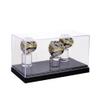 Championship Ring Display Case 1 Slot Hole | Baseball Ring Display Box | Softball Ring Box | Football Ring Case | Sport Ring Display Box | High School Ring Display Box (Three Holes-2) view 2