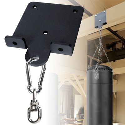YZZHAJ Heavy Punching Boxing Bag Hanger, Heavy Duty Bag Hanger Bracket, 360 Rotation Wall Ceiling Mount Wood Beam Hook for Boxing Muay Thai Training, Aerial Yoga Swing & Hammock