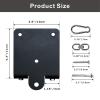 YZZHAJ Heavy Punching Boxing Bag Hanger, Heavy Duty Bag Hanger Bracket, 360 Rotation Wall Ceiling Mount Wood Beam Hook for Boxing Muay Thai Training, Aerial Yoga Swing & Hammock view 2