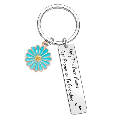 ORZOESD New Mom Gifts For Women New Grandma Gifts First Time Grandmother Jewelry Grandma Baby Announcement Keychain Grandma To Be Gift New Granny Jewelry Mothers Day Keychain