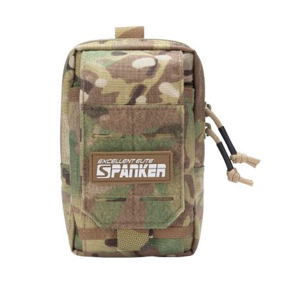 EXCELLENT ELITE SPANKER Tactical EDC Pouch Molle Utility Pouches Phone Holster Pouch Waist Bag Tool Pouch for Molle Accesssories(Multicam)