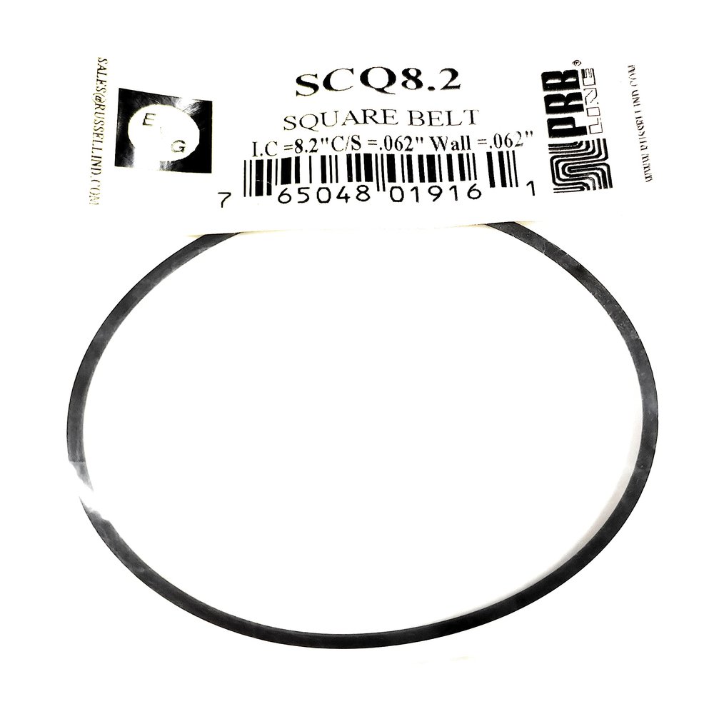 Drive Belt for Tape Players Russell PRB/EVG SCQ8.2 Square 8.2 X .062 X .062 INCH (1PC)