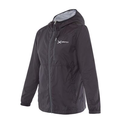 Arctix Boys Zephyr Windbreaker Jacket, Black, Medium
