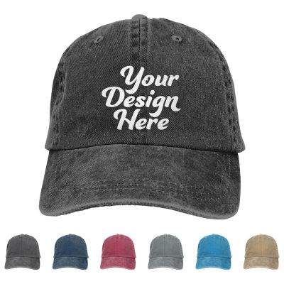 Custom Hats for Men Personalized Add Design Your Own Picture Text Logo Adjustable Baseball Cap for Men Women