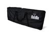 Black Folding Portable Party Bar w/Patented Multi-Color LED Lights, Black Skirt, and Storage Shelf view 4