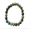 African Turquoise Crystal Bead Bracelet 8mm, Wholesale Genuine African Turquoise Stretch Gemstone Bracelet, Healing Crystal Bracelet Bead Bracelet, Gift for Men & Women view 1